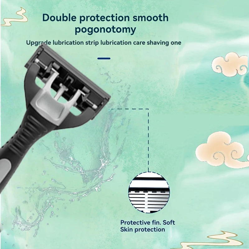 Bro Labs Precision 6-Blade Shaver Set (19-Piece Kit)